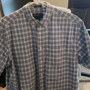 Eddie Bauer short sleeve oxford